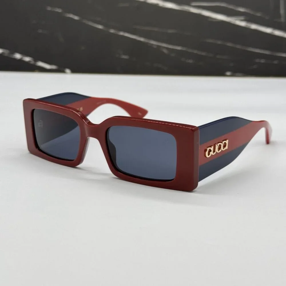 NEW GG1860S 003 GUCCI BURGUNDY/BLUE UNISEX GUCCI SUNGLASSES
